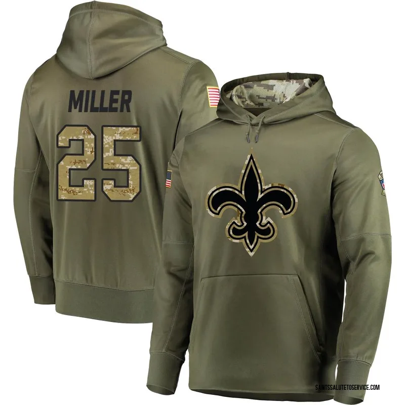 New orleans saints salute hot sale to service hoodie 2018